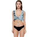 Ocean Wave Low Cut Ruffle Edge Bikini Top View1