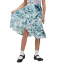 Ocean Wave Kids  Ruffle Flared Wrap Midi Skirt View1
