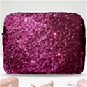 Pink Glitter Make Up Pouch (Large) View1