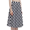 Bubbles Rainbow Colourful Colors A-Line Full Circle Midi Skirt With Pocket View3