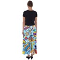 Comic Elements Colorful Seamless Pattern Flared Maxi Skirt View2