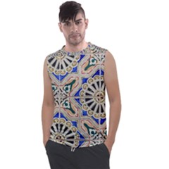 Ceramic-portugal-tiles-wall- Men s Regular Tank Top by Amaryn4rt