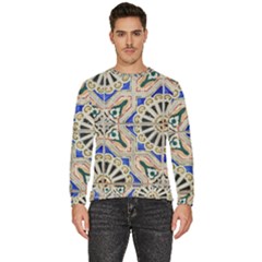 Ceramic-portugal-tiles-wall- Men s Fleece Sweatshirt by Amaryn4rt