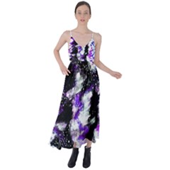 Abstract Canvas-acrylic-digital-design Tie Back Maxi Dress by Amaryn4rt