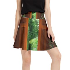Beautiful World Entry Door Fantasy Waistband Skirt by Amaryn4rt