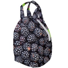 Blackberries-background-black-dark Travel Backpack by Amaryn4rt