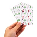 Santa Claus Snowman Christmas Xmas Playing Cards Single Design (Rectangle) with Custom Box View3