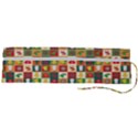 Pattern-christmas-patterns Roll Up Canvas Pencil Holder (L) View2