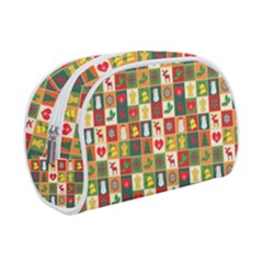 Pattern-christmas-patterns Make Up Case (small) by Amaryn4rt