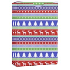 Christmas-color-stripes Pattern Playing Cards Single Design (rectangle) With Custom Box by Amaryn4rt