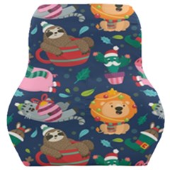 Funny-animal Christmas-pattern Car Seat Back Cushion  by Amaryn4rt