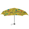 Colorful-funny-christmas-pattern Cool Ho Ho Ho Lol Mini Folding Umbrellas View3
