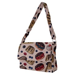 Seamless-pattern-with-sweet-cakes-berries Full Print Messenger Bag (m) by Amaryn4rt
