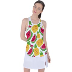 Watermelon-pattern-se-fruit-summer Racer Back Mesh Tank Top by Amaryn4rt