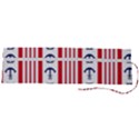 Nautical-papers-nautical-background Roll Up Canvas Pencil Holder (L) View2