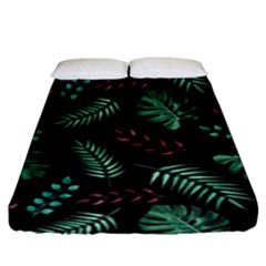Animals Galaxy Space Fitted Sheet (king Size) by Amaryn4rt