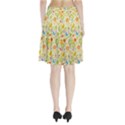Nature Doodle Art Trees Birds Owl Children Pattern Multi Colored Pleated Skirt View2