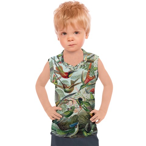 Humming Birds Trochilidae Kids  Sport Tank Top by Pakjumat