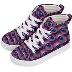 Artistic Eye Psychedelic Kids  Hi-top Skate Sneakers by Modalart