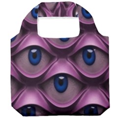 Artistic Eye Psychedelic Foldable Grocery Recycle Bag by Modalart