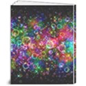 Psychedelic Bubbles Abstract 8  x 10  Softcover Notebook View2