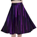 Stars Are Falling Electric Abstract A-Line Full Circle Midi Skirt With Pocket View1