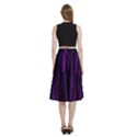 Stars Are Falling Electric Abstract A-Line Full Circle Midi Skirt With Pocket View4