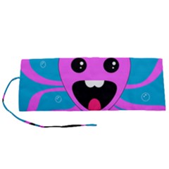 Bubble Octopus Copy Roll Up Canvas Pencil Holder (s) by Dutashop