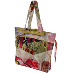 Collage Drawstring Tote Bag by bestdesignintheworld