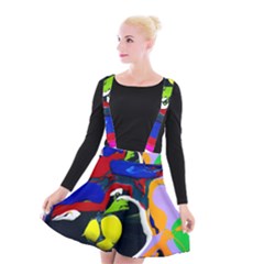 Japan Is So Close-1-1 Suspender Skater Skirt by bestdesignintheworld