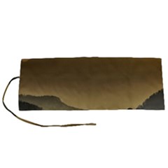 Mountains Village Trees Hills Roll Up Canvas Pencil Holder (s) by Sarkoni