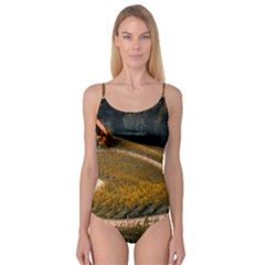 Vineyard Agriculture Farm Autumn Camisole Leotard  by Sarkoni
