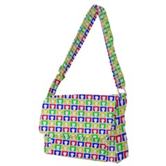 Colorful Seamless Pattern Full Print Messenger Bag (m) by Amaryn4rt