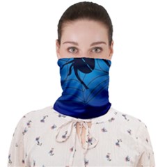 Spider On Web Face Covering Bandana (adult) by Amaryn4rt