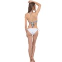Ackground Leaves Desktop Cross Front Halter Bikini Top View2