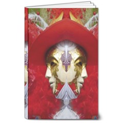 Carnival Düsseldorf Old Town 8  X 10  Softcover Notebook by Amaryn4rt
