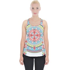 Drawing Mandala Art Piece Up Tank Top by Amaryn4rt