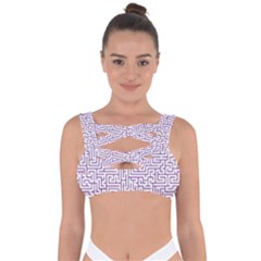Maze Lost Confusing Puzzle Bandaged Up Bikini Top by Amaryn4rt