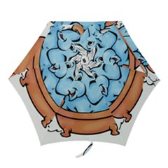 Elephant Bad Shower Mini Folding Umbrellas by Amaryn4rt