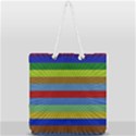 Pattern Background Full Print Rope Handle Tote (Large) View1