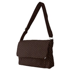 Fabric Pattern Texture Background Full Print Messenger Bag (m) by Amaryn4rt