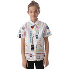 Illustrations Startup Business Organization Kids  Short Sleeve Shirt by Sarkoni