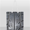 Mature Black Auto Altreifen Rubber Pattern Texture Car Full Print Rope Handle Tote (Large) View1