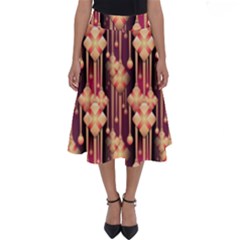 Seamless Pattern Perfect Length Midi Skirt by Amaryn4rt