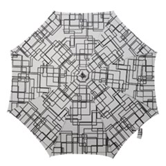 Structure Pattern Network Hook Handle Umbrellas (large) by Amaryn4rt