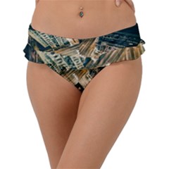 Architecture Buildings City Frill Bikini Bottoms by Amaryn4rt