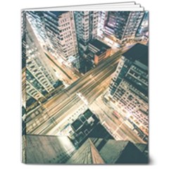 Architecture Buildings City 8  X 10  Softcover Notebook by Amaryn4rt