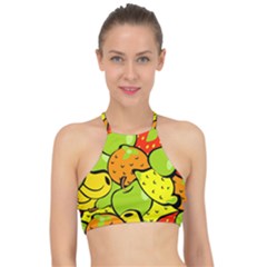 Fruit Food Wallpaper Halter Bikini Top by Dutashop