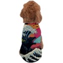 Retro Wave Kaiju Godzilla Japanese Pop Art Style Dog T-Shirt View2