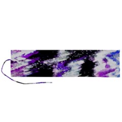 Abstract Canvas Acrylic Digital Design Roll Up Canvas Pencil Holder (l) by Amaryn4rt